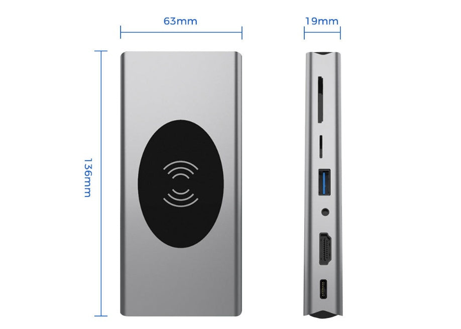 HUB USB-C multiport - 7 en 1 - Charge rapide 87W & HDMI